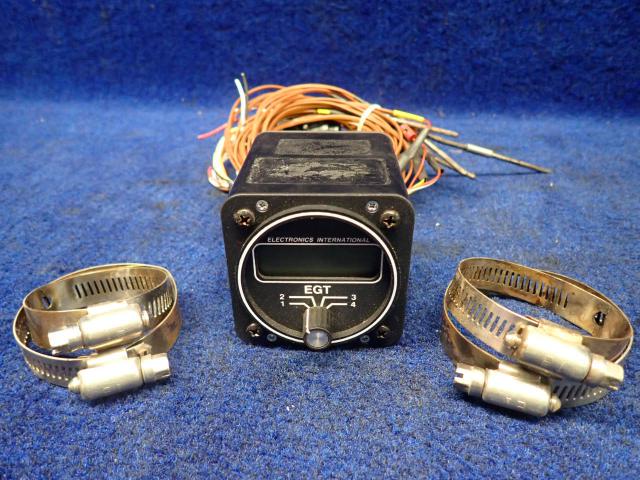 E-4 Electronics International - Instrument - Exhaust Gas Temperature - EGT 4 Cylinder Model E4